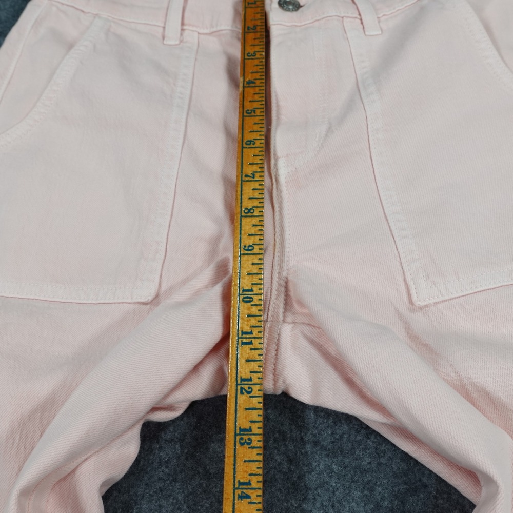 American‎ Eagle Super High-Rise Baggy Wide Leg Pink Jeans 4 Stretch Regular - Picture 6 of 11